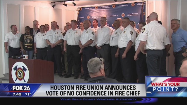 No confidence vote aimed at Fire Chief Sam Pena- What's Your Point?