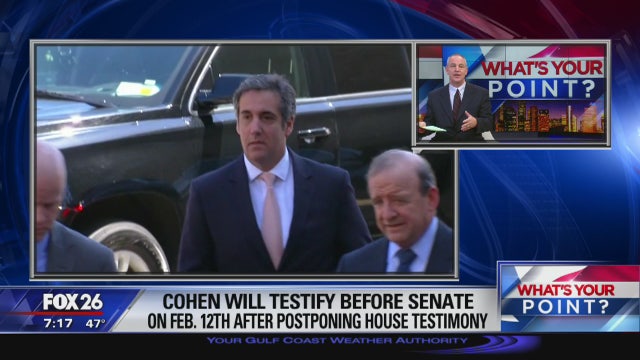 Cohen postpones public testimony says his family is threatened - What's Your Point?