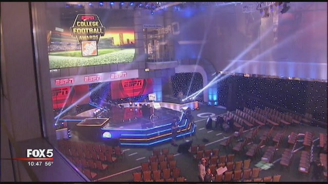 Heisman Finalists in Atlanta for College Football Awards