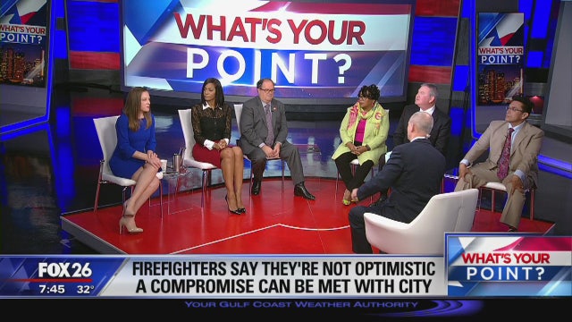 Mayor Turner meets with firefighters and offers a compromise - What's Your Point?