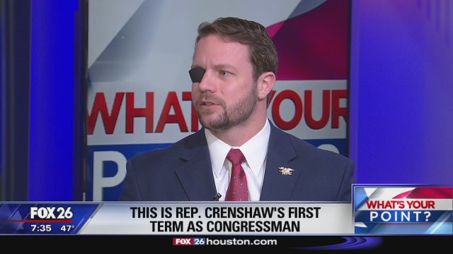 Congressman Dan Crenshaw in the hot seat - What's Your Point?