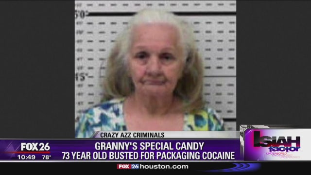 Crazy Azz Criminals - elderly woman arrested with cocaine