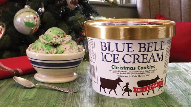 It's back! Blue Bell's Christmas Cookies-flavor returns for the holidays