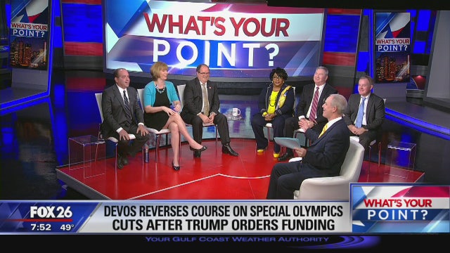 Trump restores Special Olympics budget after planned cut by DeVos - What's Your Point?