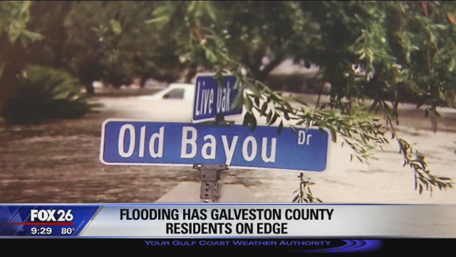 Neighbors in Dickinson worry about more flooding