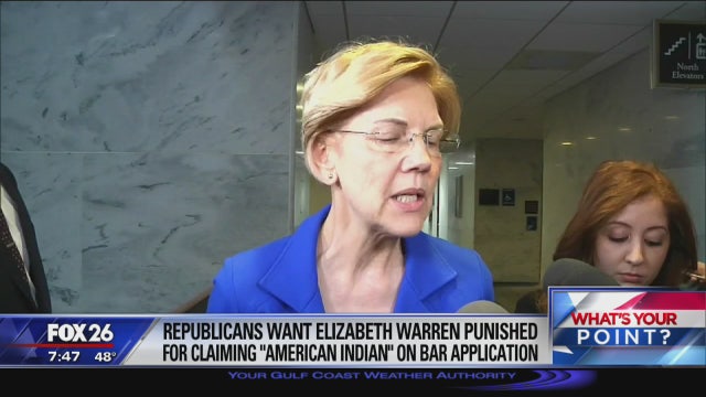 Senator Elizabeth Warren presidential candidate - What's Your Point?