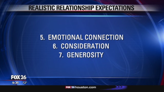 Expectations in healthy relationships