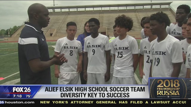 State Champion Elsik High School soccer team's diversity reflects World Cup