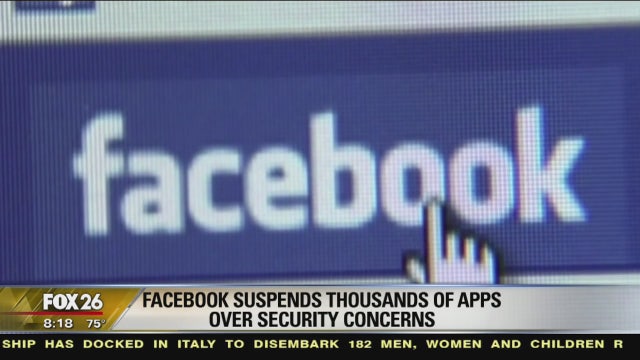 Facebook suspends thousands of apps but user impact unclear