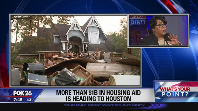 Federal funds finally arrive to cover Harvey damage - What's Your Point