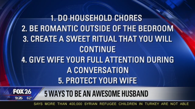 How to be a great husband