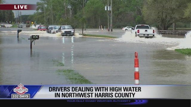Mueschke Rd, northwest Harris County hit hard by flooding