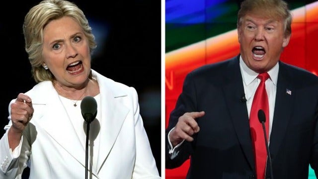 Hillary Clinton calls Trump 'illegitimate president' and 'corrupt human tornado'