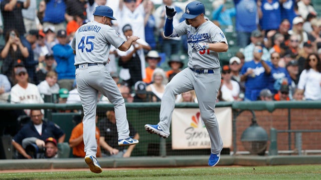 Dodgers beat Giants 10-6 to clinch sixth straight postseason trip