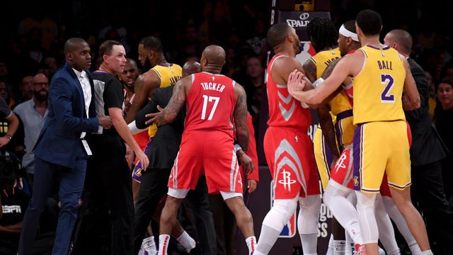 NBA suspends Ingram, Rondo, Paul in Lakers-Rockets dustup