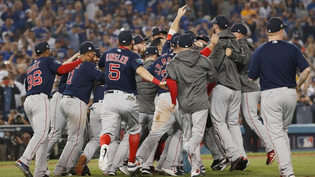 Red Sox beat Dodgers 5-1 in Game 5 to win World Series title