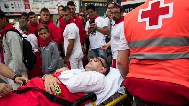 Pamplona festival ends with 3 gorings in final bull run