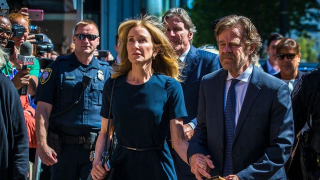 Actress Felicity Huffman sentenced to 14 days in prison in college admissions scandal