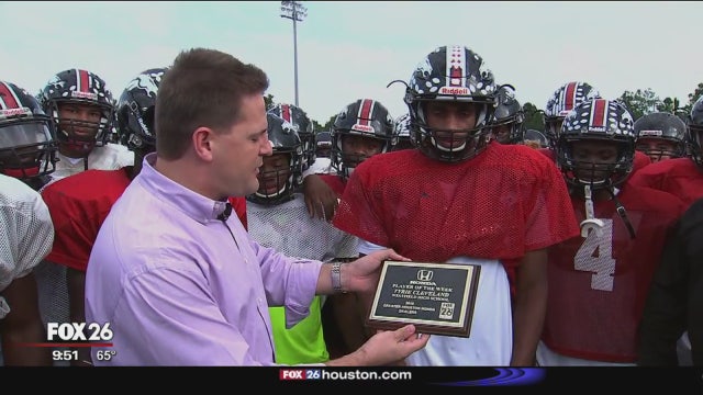 Greater Houston Honda Player of the Week: Tyrie Cleveland