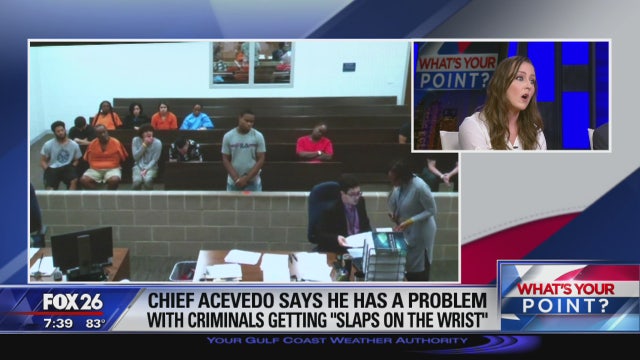 Are Harris County judges being too lenient on bonds and sentencing - What's Your Point?