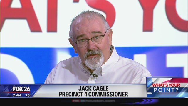 Harris County Commissioner Jack Cagle talks about property tax increase - What's Your Point?