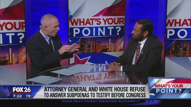 Congressman Al Green in the hot seat- What's Your Point?