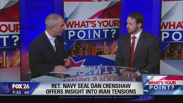 Congressman Dan Crenshaw in the hot seat - What's Your Point