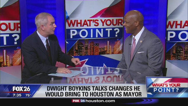 City councilman and newly announced candidate for mayor Dwight Boykins - What's Your Point?
