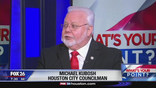 City Councilman Michael Kubosh in the hot seat - What's Your Point?