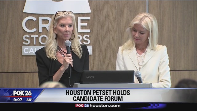 Mayoral, city council hopefuls attend forum to discuss Houston's animal overpopulation