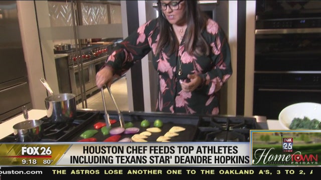 Power couple cooks for Houston's top athletes