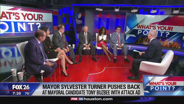 Recent TV ads in Houston's Mayoral race- What's Your Point