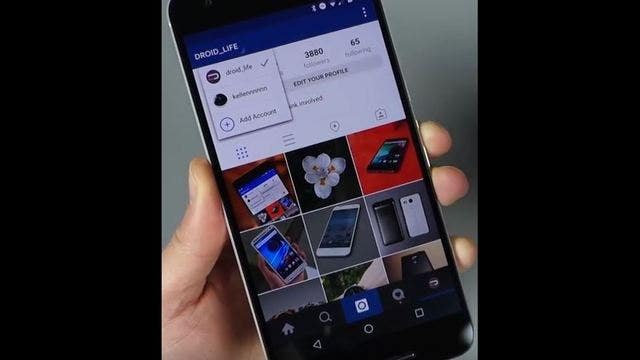 Instagram multiple accounts feature added to Android!