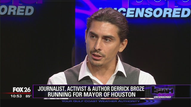 Journalist, activist Derrick Broze runs for Houston mayor