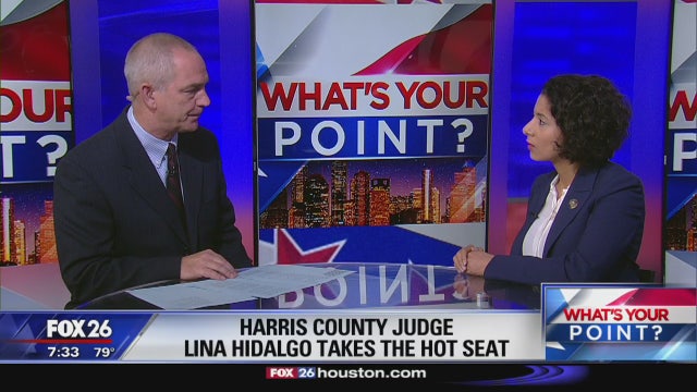 Harris County Judge Lina Hidalgo in the hot seat - What's Your Point?