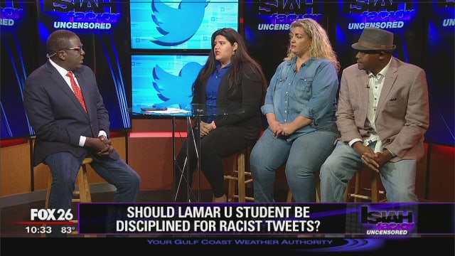 Lamar University student uses racial slur in tweet