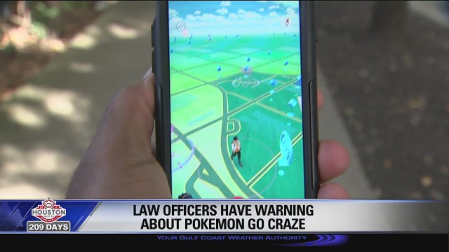 Police issue warning as Pokemon Go takes over Houston