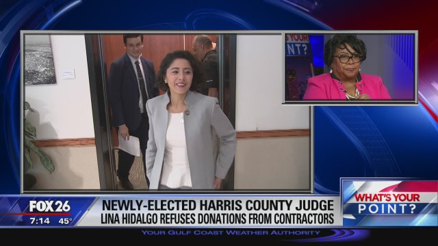 Happy blue year - Harris County officials sworn in - What's Your Point?