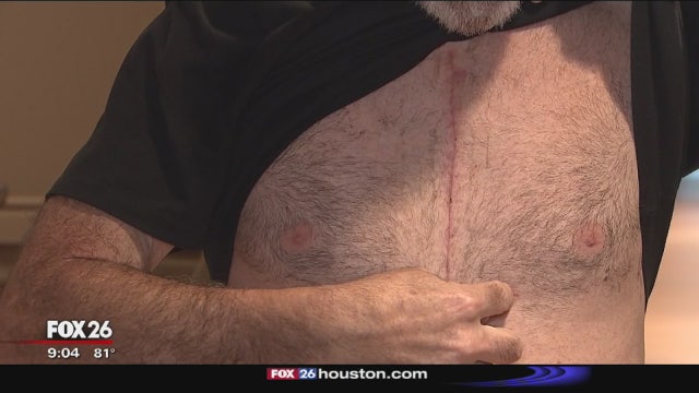 Man survives after being shot in the chest with a nail gun