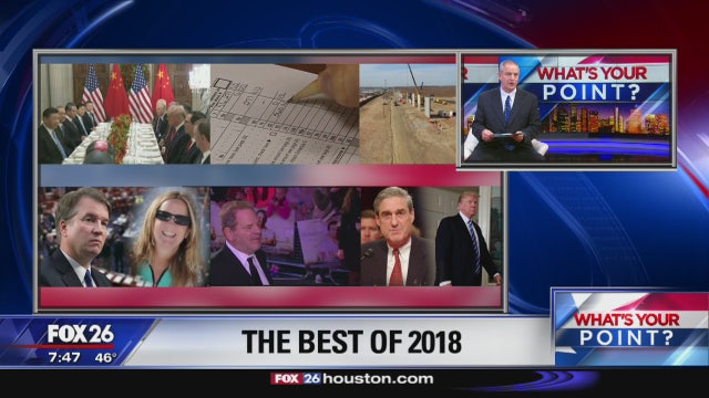 Most significant story of 2018 . .  What's Your Point?