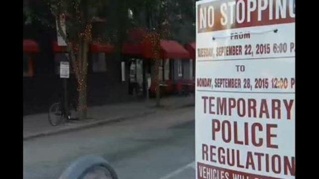 'No Parking Zones' In Effect For Pope's Philly Visit