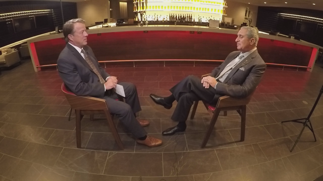 Arthur Blank sits down with FOX 5's Russ Spencer