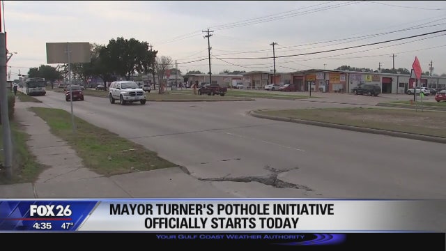 Pothole program officially starts