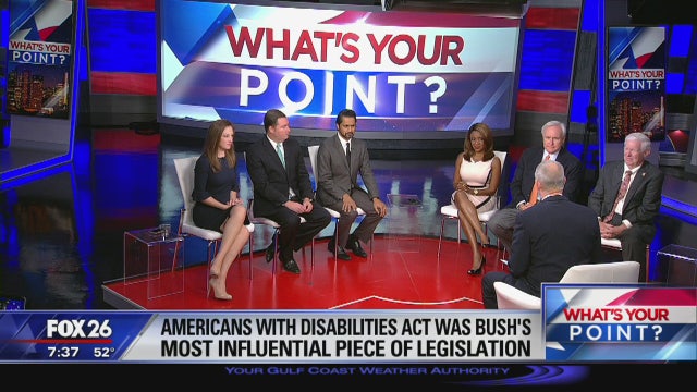 Remembering George H.W. Bush - Americans with disabilities Act - What's Your Point
