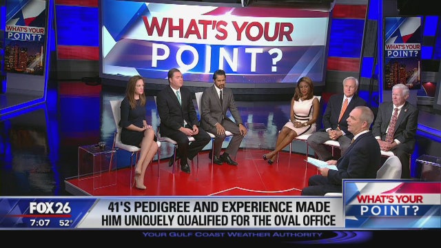 Remembering George H.W. Bush on What's Your Point?