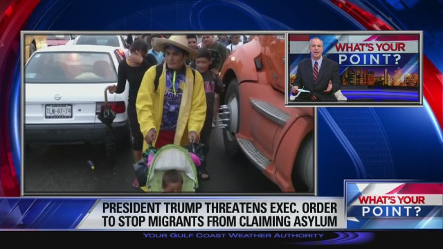 President Trump, troops and the migrant caravan - What's Your Point?