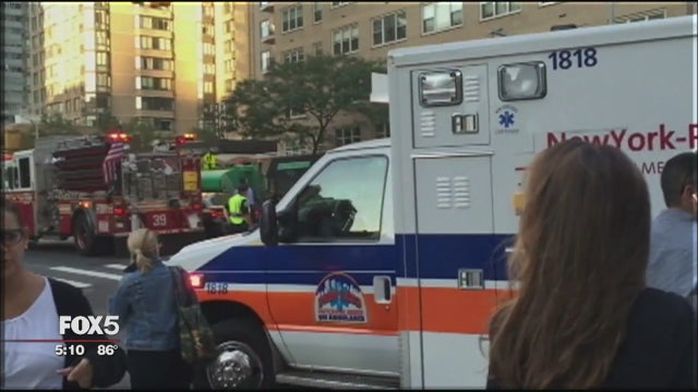 VIDEO: Emergency vehicles stuck in Obama gridlock