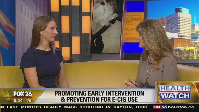 Promoting early intervention and prevention for e-cig use