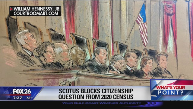 SCOTUS says drop the citizenship question in the census- What's Your Point?