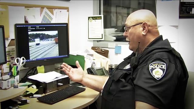 Police officer issues himself a ticket